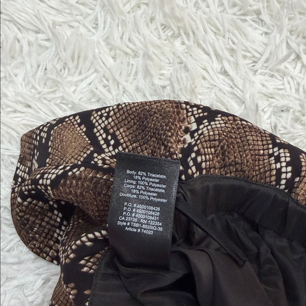 Aritzia Babaton Python Snake Flutter Jumpsuit, Si… - image 4
